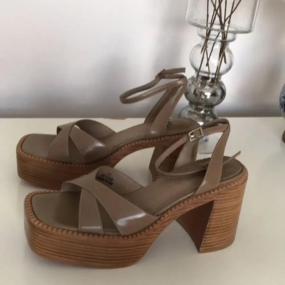 Free People x Jeffrey Campbell Naomi Platform Heels size 10